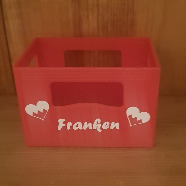 rote Kiste Bierkistla Franken-weiß