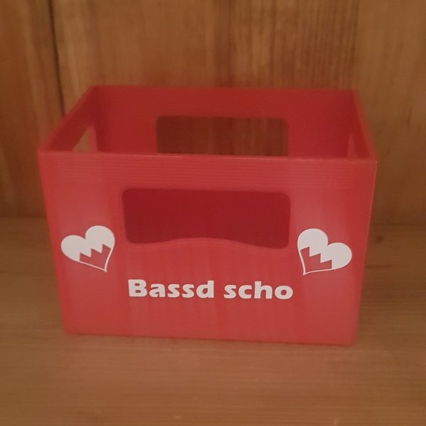 rote Kiste Bierkistla Bassd scho
